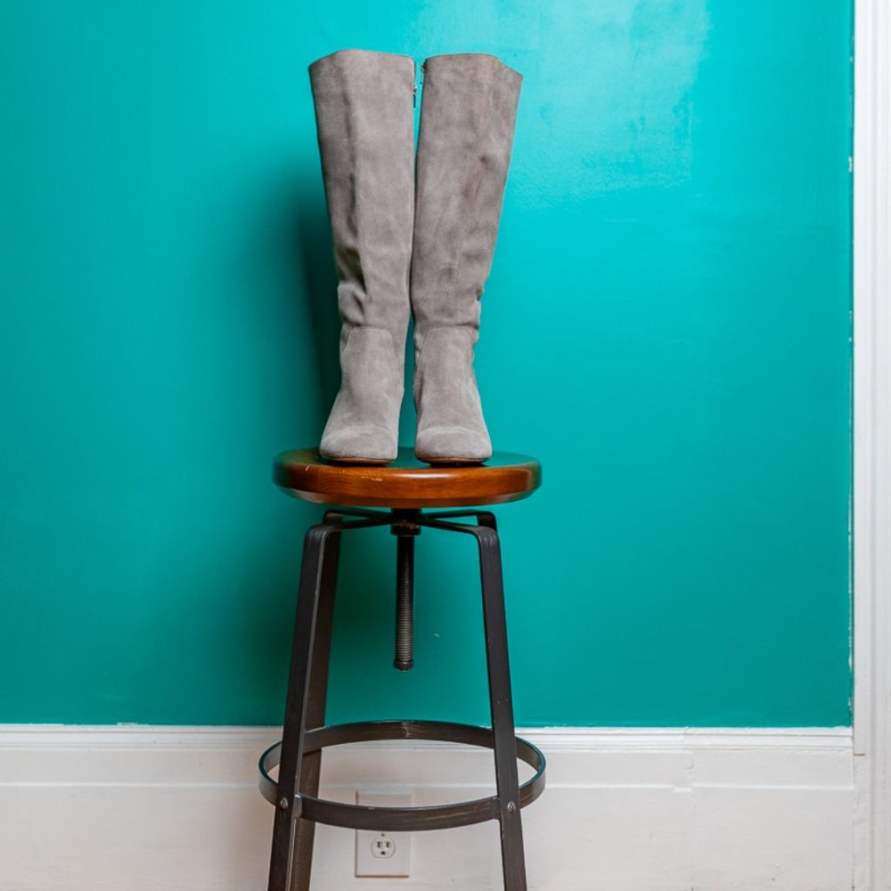 Botkier Knee Length Leather Boots